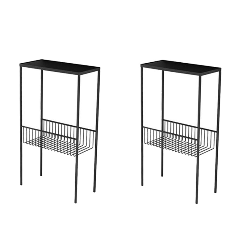 Table d'appoint contemporaine de 27,6 "de haut de haut table d'appoint rectangulaire