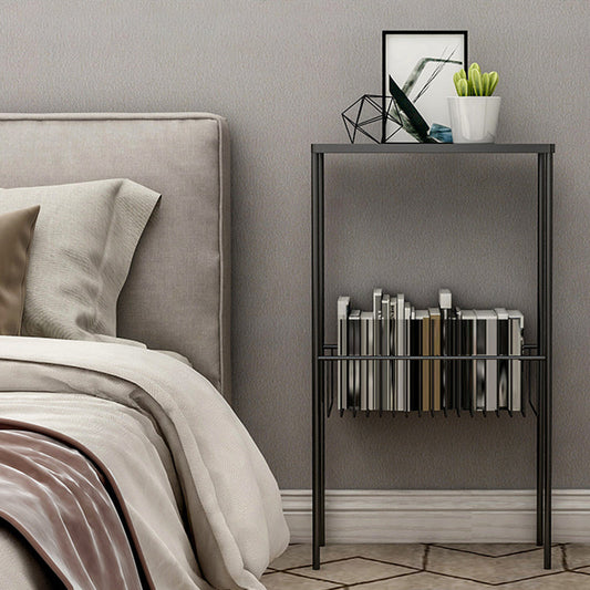 Contemporaneo 27,6 "alto 4 gambe tavolo rettangolare laterale