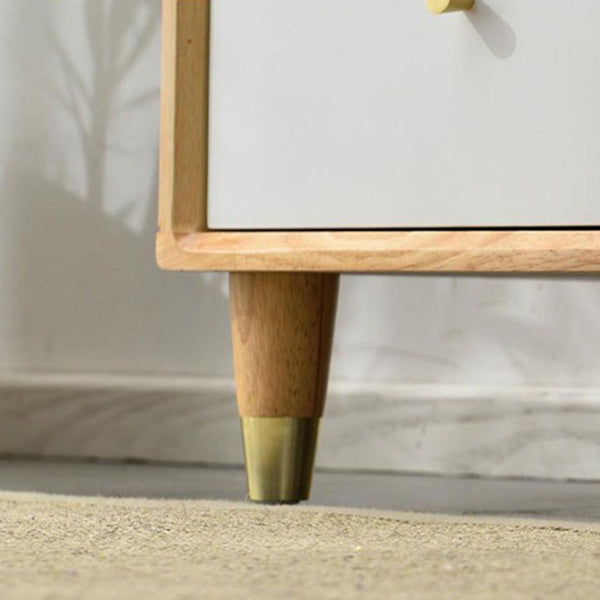 15.74 "幅のモダンな木製のアクセントチェストラバーウッドチェスト5つの引き出し付き