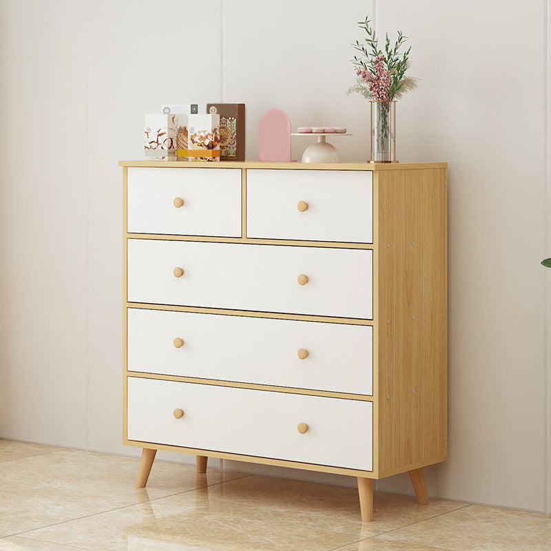 Contemporary Accent Chest with Drawers Wooden Straight Legs Chest Clearhalo 'Cabinets & Chests' 'cabinets_chests' 'furn' 'furn_cabinets_chests' 'Furniture' 'Living Room Furniture' 5534306