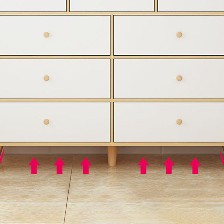 Contemporary Accent Chest with Drawers Wooden Straight Legs Chest Clearhalo 'Cabinets & Chests' 'cabinets_chests' 'furn' 'furn_cabinets_chests' 'Furniture' 'Living Room Furniture' 5534317