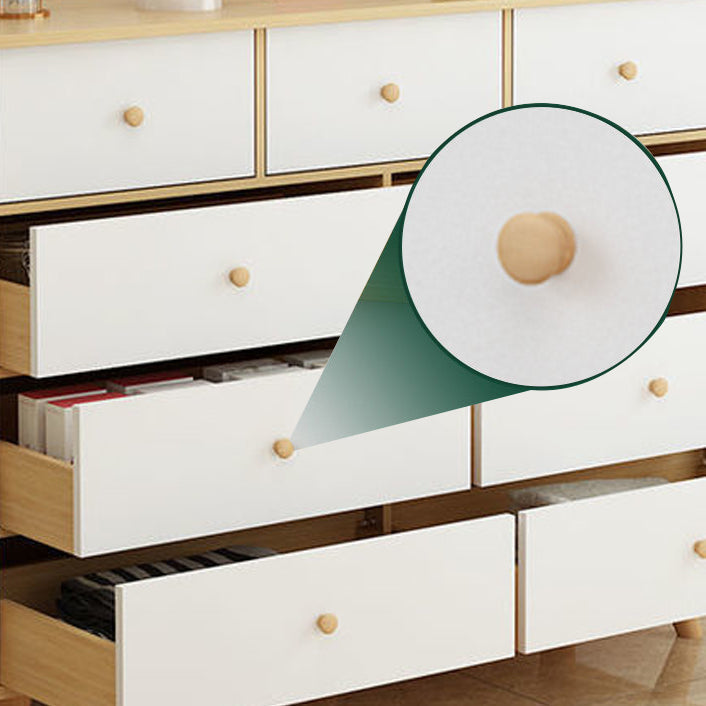 Contemporary Accent Chest with Drawers Wooden Straight Legs Chest Clearhalo 'Cabinets & Chests' 'cabinets_chests' 'furn' 'furn_cabinets_chests' 'Furniture' 'Living Room Furniture' 5534320