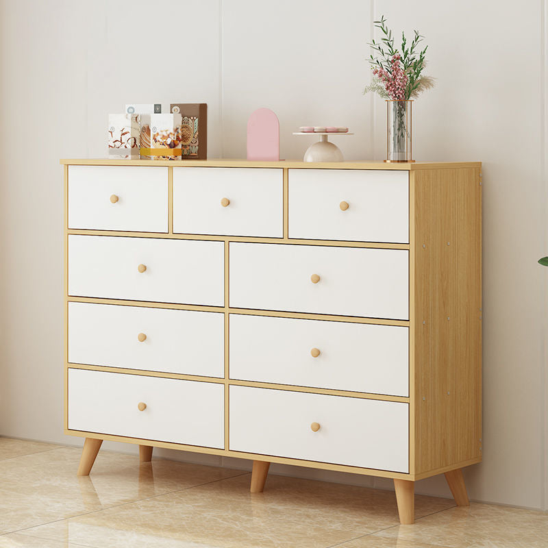 Contemporary Accent Chest with Drawers Wooden Straight Legs Chest Clearhalo 'Cabinets & Chests' 'cabinets_chests' 'furn' 'furn_cabinets_chests' 'Furniture' 'Living Room Furniture' 5534325