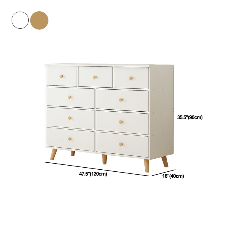 Contemporary Accent Chest with Drawers Wooden Straight Legs Chest Clearhalo 'Cabinets & Chests' 'cabinets_chests' 'furn' 'furn_cabinets_chests' 'Furniture' 'Living Room Furniture' 5534329