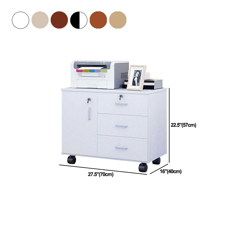 Mobile moderno accento in legno con mobile laterale a 1 porta con cassetti