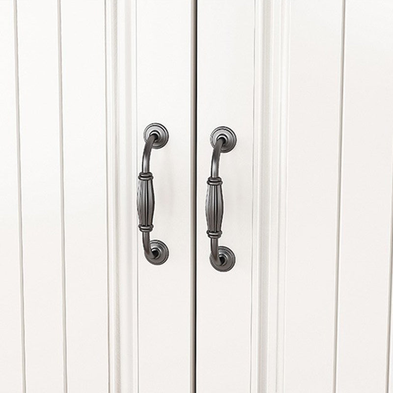 White Wood Accent Cabinet with Drawers 15.74" Wide Modern Standard Side Cabinet Clearhalo 'Cabinets & Chests' 'cabinets_chests' 'furn' 'furn_cabinets_chests' 'Furniture' 'Living Room Furniture' 5534391