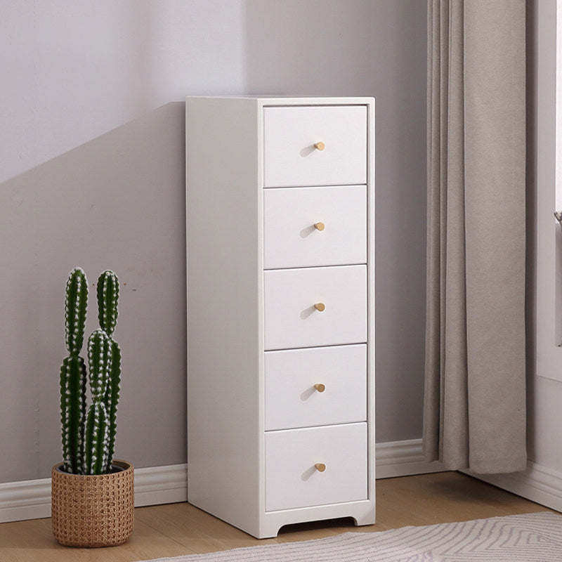 15.74" Wide Wood Accent Chest with Drawers Modern Lacquered Chest White Clearhalo 'Cabinets & Chests' 'cabinets_chests' 'furn' 'furn_cabinets_chests' 'Furniture' 'Living Room Furniture' 5534408