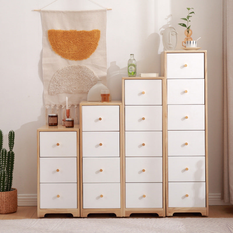 15.74" Wide Wood Accent Chest with Drawers Modern Lacquered Chest Clearhalo 'Cabinets & Chests' 'cabinets_chests' 'furn' 'furn_cabinets_chests' 'Furniture' 'Living Room Furniture' 5534431