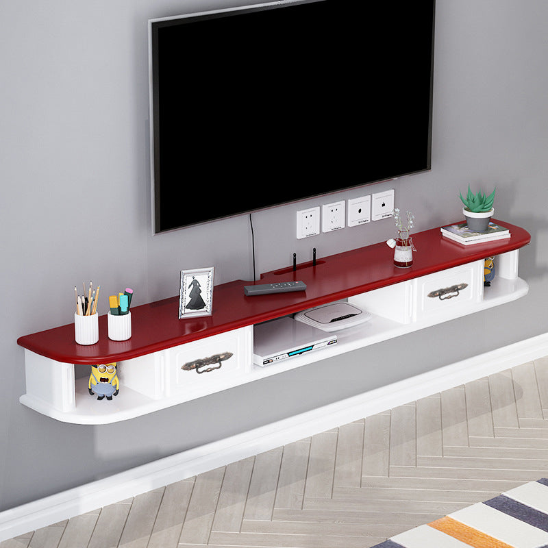Modern Wall-mounted TV Stand Engineered Wood TV Cabinet with 2 Drawers Clearhalo 'furn' 'furn_tv_stands_entertainment_centers' 'Furniture' 'Living Room Furniture' 'TV Stands & Entertainment Centers' 'TV Stands & Media Storage Furniture' 'tv_stands_entertainment_centers' 5534870