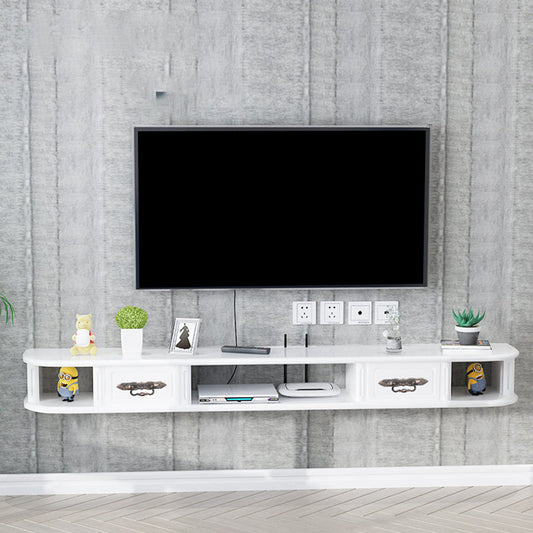 Modern Wall-mounted TV Stand Engineered Wood TV Cabinet with 2 Drawers Clearhalo 'furn' 'furn_tv_stands_entertainment_centers' 'Furniture' 'Living Room Furniture' 'TV Stands & Entertainment Centers' 'TV Stands & Media Storage Furniture' 'tv_stands_entertainment_centers' 5534872