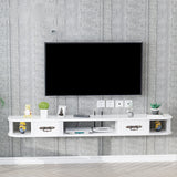 Modern Wall-mounted TV Stand Engineered Wood TV Cabinet with 2 Drawers Clearhalo 'furn' 'furn_tv_stands_entertainment_centers' 'Furniture' 'Living Room Furniture' 'TV Stands & Entertainment Centers' 'TV Stands & Media Storage Furniture' 'tv_stands_entertainment_centers' 5534872