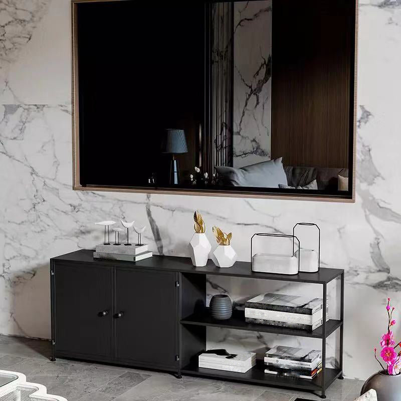 19.69 "H TV-Ständer Open Storage Industrial Style TV-Konsole mit 3-Shelf