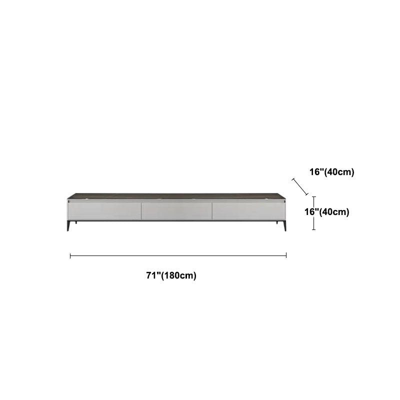 Stone Top Media Stand with Drawers Modern TV Media Console for Home Clearhalo 'furn' 'furn_tv_stands_entertainment_centers' 'Furniture' 'Living Room Furniture' 'TV Stands & Entertainment Centers' 'TV Stands & Media Storage Furniture' 'tv_stands_entertainment_centers' 5534935