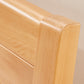 Scandinavian Beech Wood Bed with Legs and Sleigh Headboard in Natural Clearhalo 'Bedroom Furniture' 'Beds' 'furn' 'furn_beds' 'Furniture' 5535057