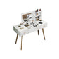Modern Wood Flip-top Vanity Set 29.53" H Vanity Desk in White Makeup Vanity 39.4"L x 15.7"W x 29.5"H Unavailable Clearhalo 'Bedroom Furniture' 'furn' 'furn_makeup_vanities' 'Furniture' 'Makeup Vanities' 'makeup_vanities' 5535531