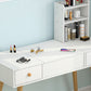 Modern Wood Flip-top Vanity Set 29.53" H Vanity Desk in White Clearhalo 'Bedroom Furniture' 'furn' 'furn_makeup_vanities' 'Furniture' 'Makeup Vanities' 'makeup_vanities' 5535538