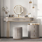 Glam Wood Vanity Dressing Table Gray Vanity Makeup Table Set with Drawer Clearhalo 'Bedroom Furniture' 'furn' 'furn_makeup_vanities' 'Furniture' 'Makeup Vanities' 'makeup_vanities' 5535620