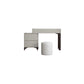 Contemporary Slate Top Vanity Dressing Table Wood 4 Drawer Vanity Set