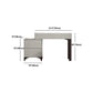 Contemporary Slate Top Vanity Dressing Table Wood 4 Drawer Vanity Set