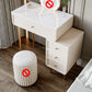 Luxurious Vanity Makeup Dressing Table Solid Wood Dresser with Metal Legs Clearhalo 'Bedroom Furniture' 'furn' 'furn_makeup_vanities' 'Furniture' 'Makeup Vanities' 'makeup_vanities' 5535726