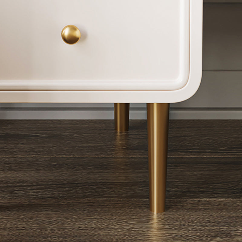 Luxurious Vanity Makeup Dressing Table Solid Wood Dresser with Metal Legs Clearhalo 'Bedroom Furniture' 'furn' 'furn_makeup_vanities' 'Furniture' 'Makeup Vanities' 'makeup_vanities' 5535730