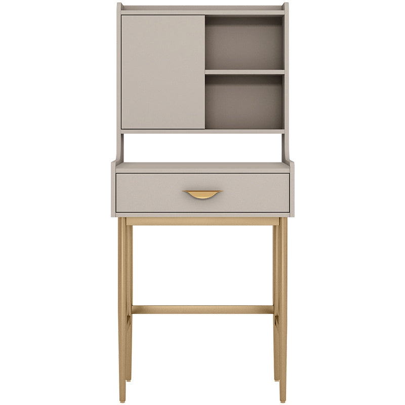 15,74 "W x 53.14" H Tabouret de caisse de maquillage Ensemble avec tiroirs pour salle de bain