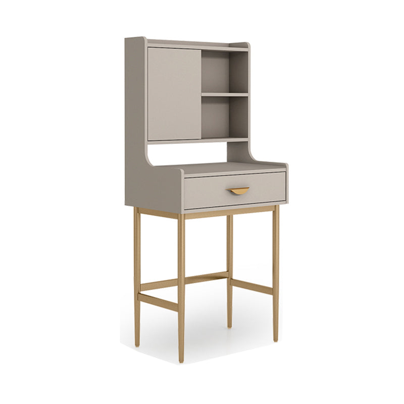 15,74 "W x 53.14" H Tabouret de caisse de maquillage Ensemble avec tiroirs pour salle de bain