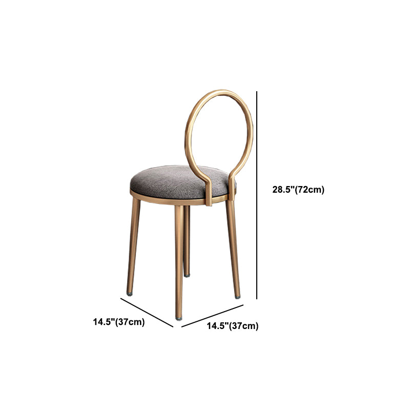 15,74 "W x 53.14" H Tabouret de caisse de maquillage Ensemble avec tiroirs pour salle de bain