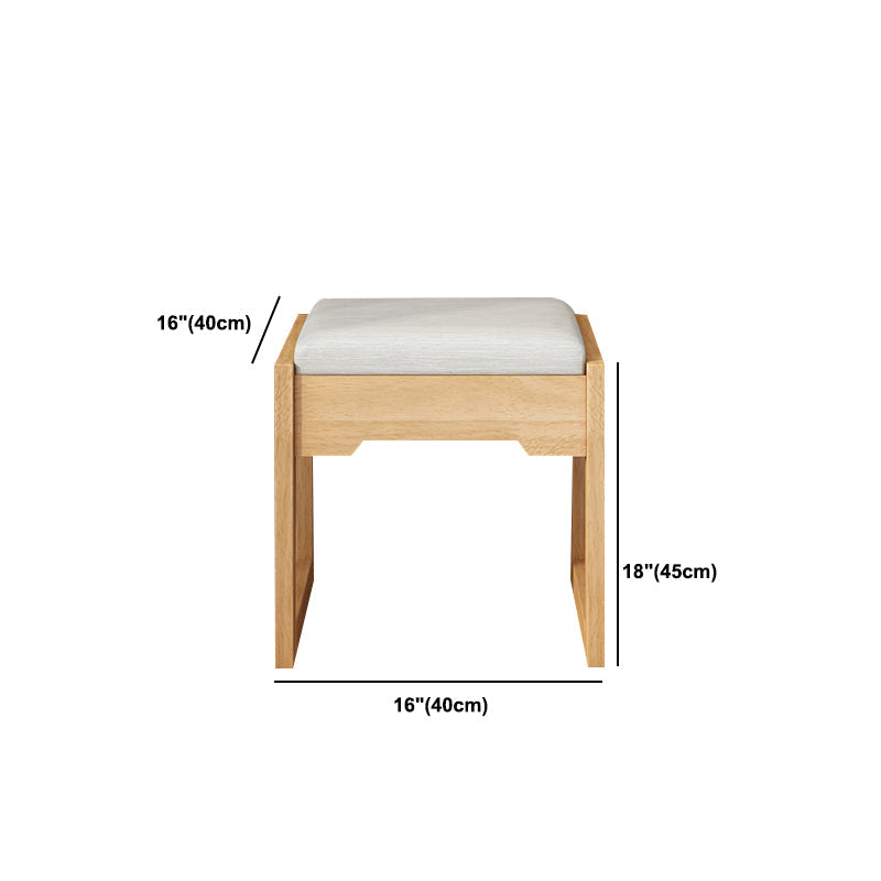 Table de bureau de vanité de maquillage scandinave en blanc et brun pour la chambre