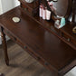 Traditional Wooden Make-up Vanity in Brown/black/white for Bedroom