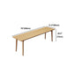 Modern Rectangular Writing Desk Solid Wood Parsons Office Desk for Home