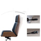 Contemporary High Back Chair Ergonomic Executive Leather Chair