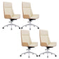 Contemporary High Back Chair Ergonomic Executive Leather Chair