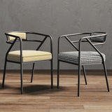 Low Back Office Chair with Fixed Arms Metal Base Modern Conference Chair Clearhalo 'furn' 'furn_office_chair' 'Furniture' 'Office Chairs' 'Office Furniture' 'office_chair' 5536450