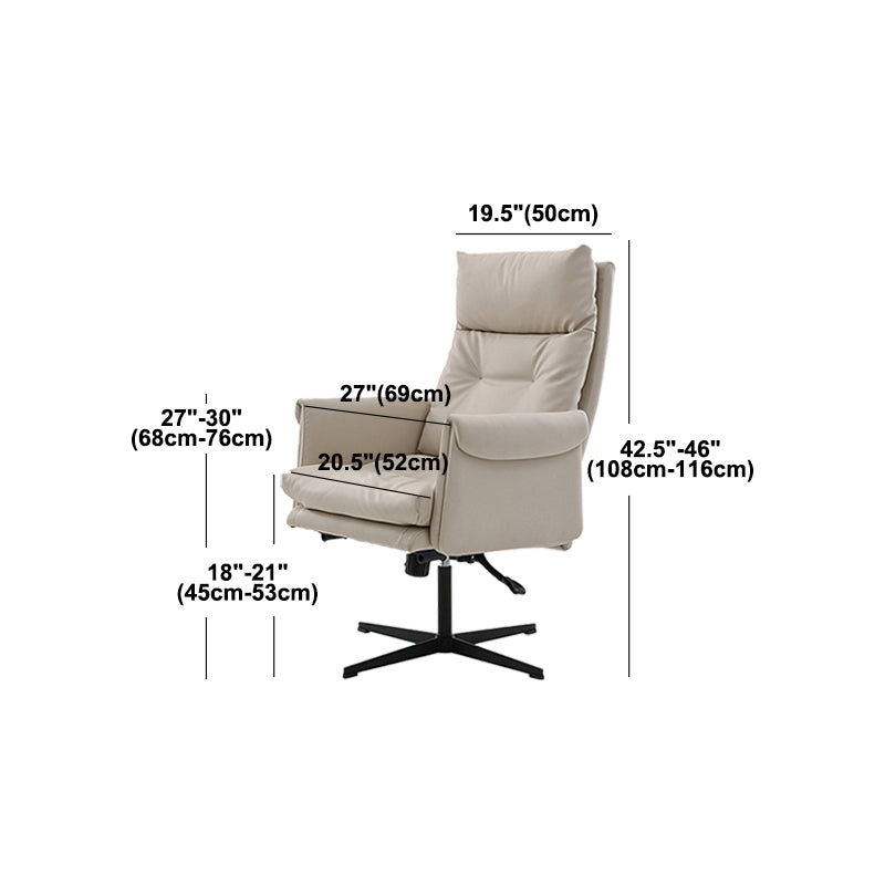 Height-adjustable Managers Chair Ergonomic Adjustable Executive Leather Chair Clearhalo 'furn' 'furn_office_chair' 'Furniture' 'Office Chairs' 'Office Furniture' 'office_chair' 5536481