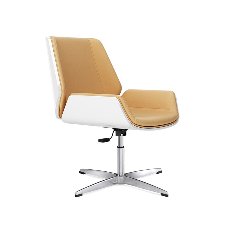 Contemporary Office Chair with Silver Metal Frame Ergonomic Computer Chair