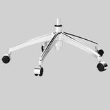 モダンなスタイルのスイベルタスクチェアフェイクレザーオフィスチェアが固定された腕