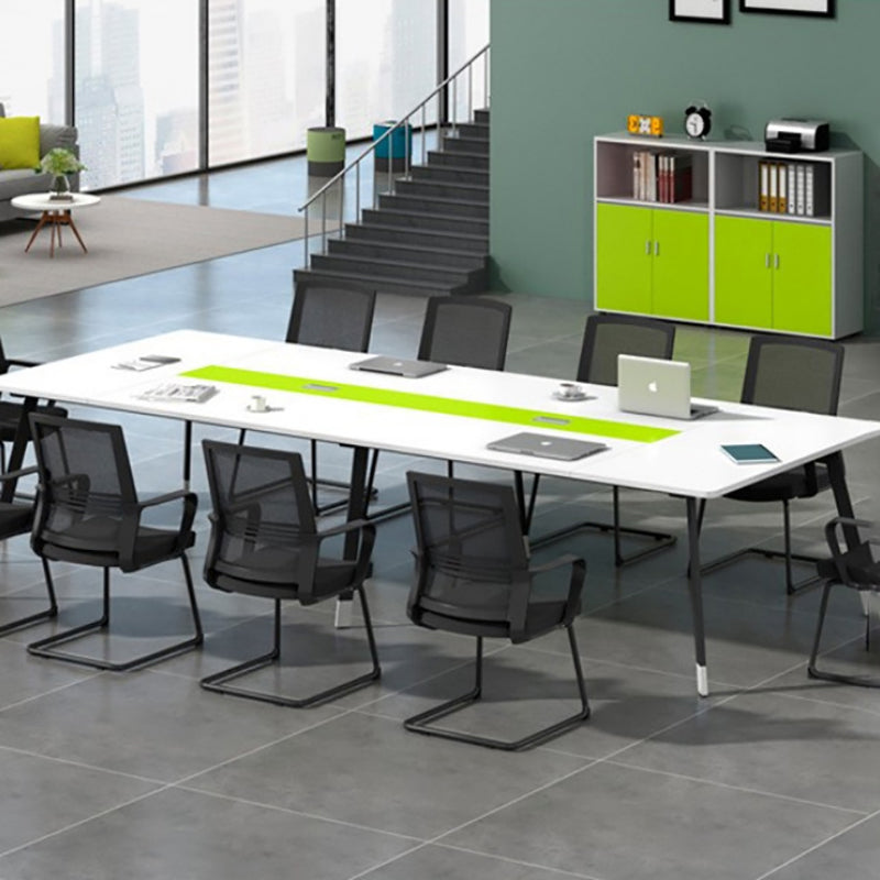 Modern Metal Conference Chair with Mid Back Breathable AirGrid Home Office Chair Clearhalo 'furn' 'furn_office_chair' 'Furniture' 'Office Chairs' 'Office Furniture' 'office_chair' 5536776