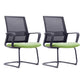 Modern Metal Conference Chair with Mid Back Breathable AirGrid Home Office Chair Green 2 Piece Set Clearhalo 'furn' 'furn_office_chair' 'Furniture' 'Office Chairs' 'Office Furniture' 'office_chair' 5536782