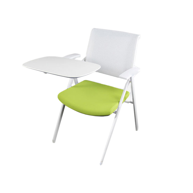 Mesh Mid Back Conference Chair Contemporary Fixed Arms Office Chair for Office