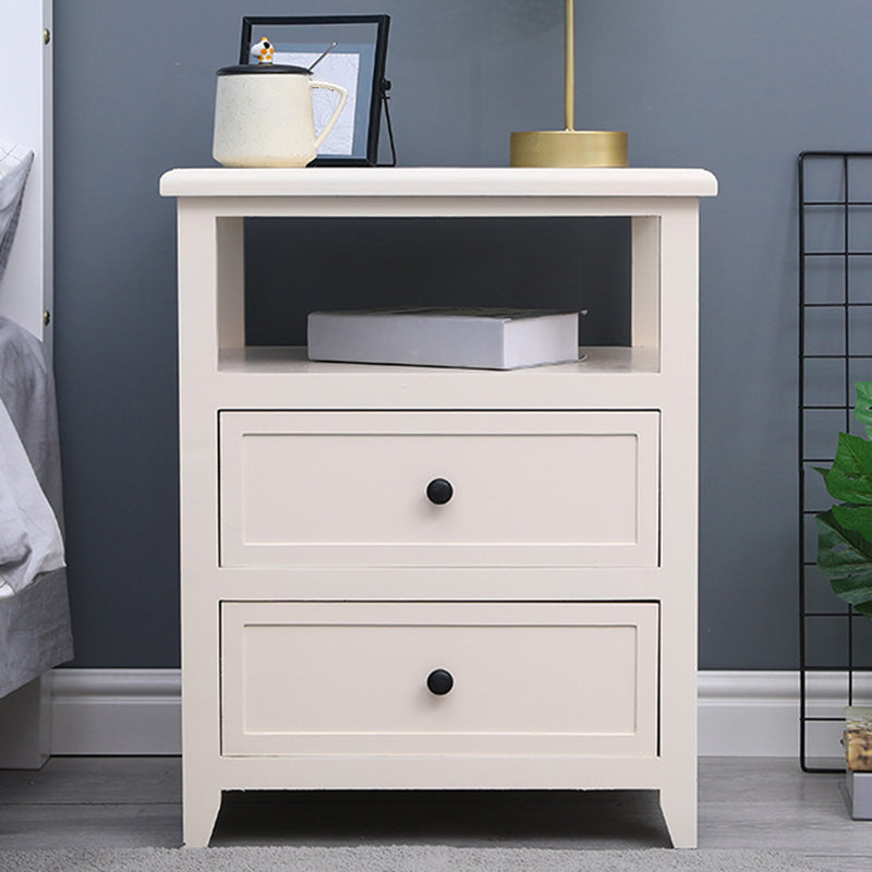 Modern Solid Wood Nightstand Drawers Storage 21 Inch H Legs Included Night Table Clearhalo 'Bedroom Furniture' 'furn' 'furn_night_stand' 'Furniture' 'night_stand' 'Nightstands' 5537093