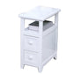 Modern Solid Wood Nightstand Drawers Storage 21 Inch H Legs Included Night Table Clearhalo 'Bedroom Furniture' 'furn' 'furn_night_stand' 'Furniture' 'night_stand' 'Nightstands' 5537114