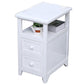 Modern Solid Wood Nightstand Drawers Storage 21 Inch H Legs Included Night Table Clearhalo 'Bedroom Furniture' 'furn' 'furn_night_stand' 'Furniture' 'night_stand' 'Nightstands' 5537115
