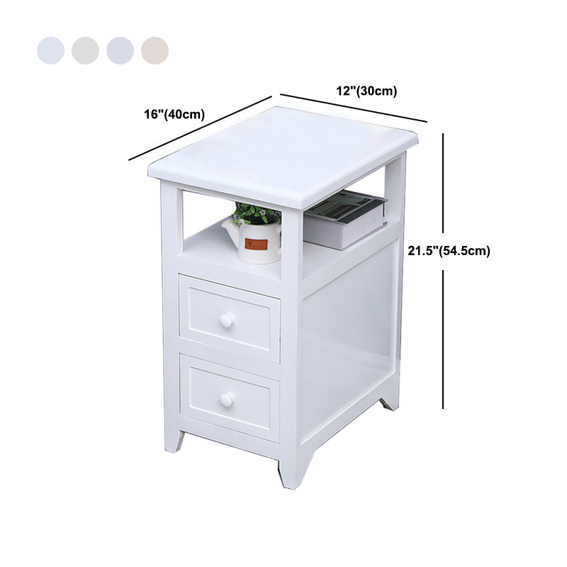 Modern Solid Wood Nightstand Drawers Storage 21 Inch H Legs Included Night Table Clearhalo 'Bedroom Furniture' 'furn' 'furn_night_stand' 'Furniture' 'night_stand' 'Nightstands' 5537129