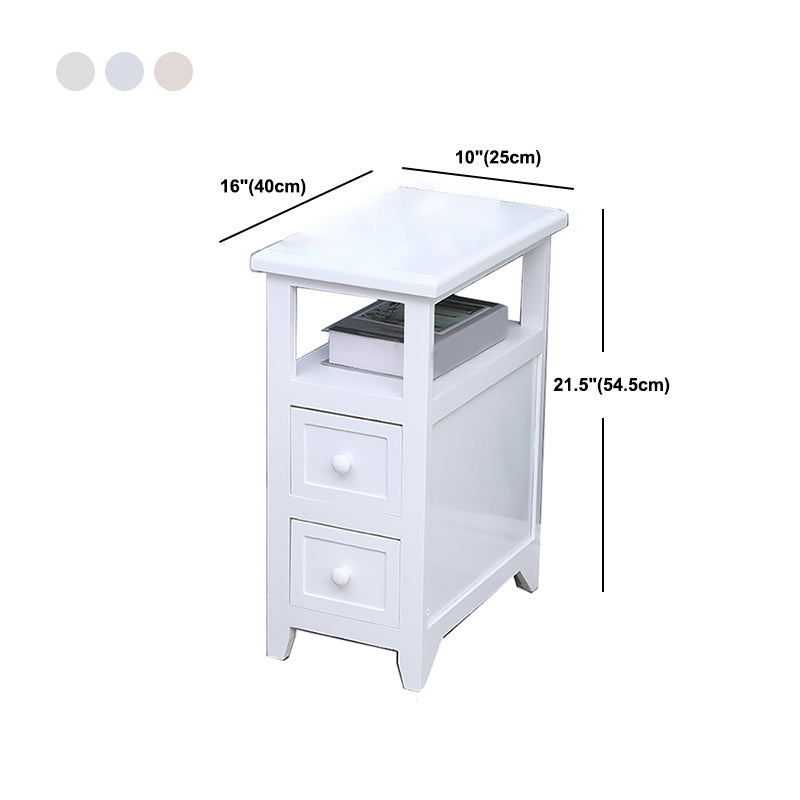 Modern Solid Wood Nightstand Drawers Storage 21 Inch H Legs Included Night Table Clearhalo 'Bedroom Furniture' 'furn' 'furn_night_stand' 'Furniture' 'night_stand' 'Nightstands' 5537134