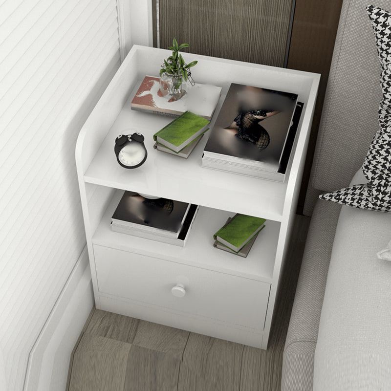 Moderno de almacenamiento abierto de almacenamiento de la mesa de almacenamiento de la mesa de almacenamiento de la madera