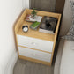 Modern Open Storage Night Table Drawer Storage Imitation Wood Nightstand