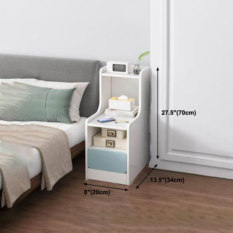 Moderno de almacenamiento abierto de almacenamiento de la mesa de almacenamiento de la mesa de almacenamiento de la madera