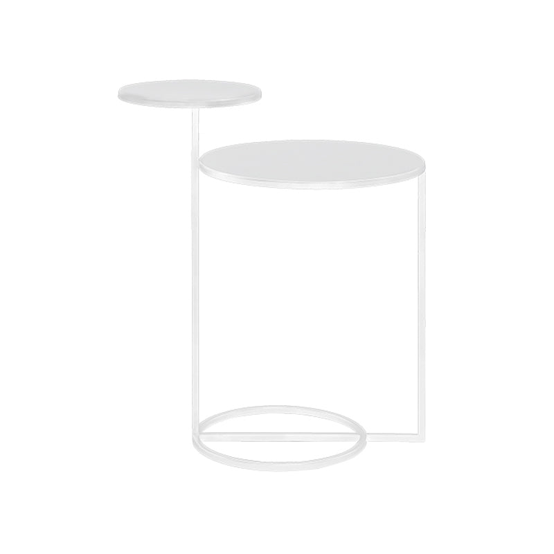 Non-Stand-Nachttisch moderner runder Metal-Nachttisch mit Beinen