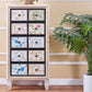 Traditional Dresser Bedroom Solid Wood Storage Chest in White and Brown Clearhalo 'Bedroom Furniture' 'Dressers & Chests' 'dressers_chests' 'furn' 'furn_dressers_chests' 'Furniture' 5537492